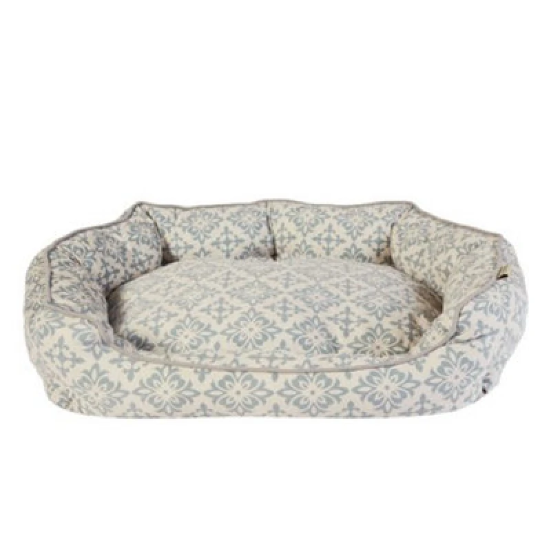 Image of Pet Brands Scalloped Extra Large Grey Pet Bed Grey unisex Extra Larg