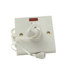 Image of SMJ Ceiling Switch & Neon 45A Double Pole Clam Pack