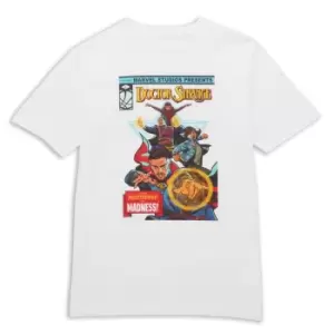 Image of Marvel Dr Strange Star Comic Oversized Heavyweight T-Shirt - White - L