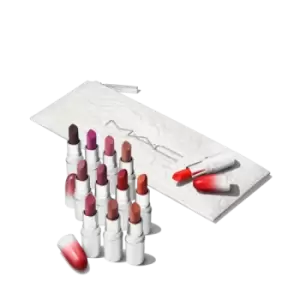 Image of Lips By The Dozen Mini Powder Kiss Lipstick X12 - Bizarre Blizzard Bash - MAC Cosmetics