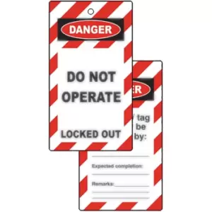 Image of Do Not Operate Lockout Tags Pack of 10