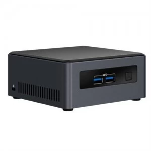 image of Intel NUC BLKNUC7I7DNH3E PC/workstation barebone i7-8650U 1.9 GHz UCFF Black Grey BGA 1356