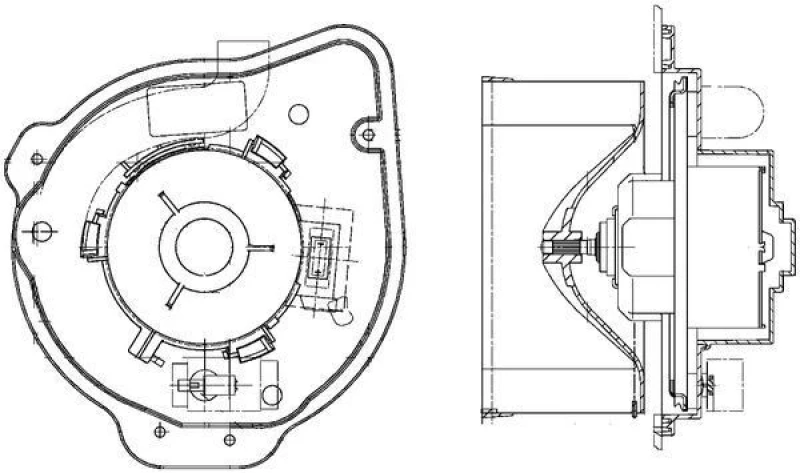 Image of Blower motor MAHLE AB 135 000P
