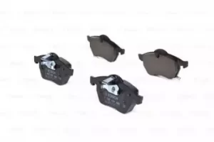 Image of Bosch 0986424488 BP255 Brake Pad Set Disc Brake Front Axle