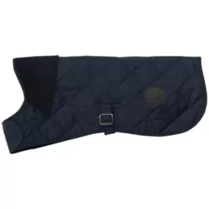 Image of Barbour Quilted Dog Coat Navy XL
