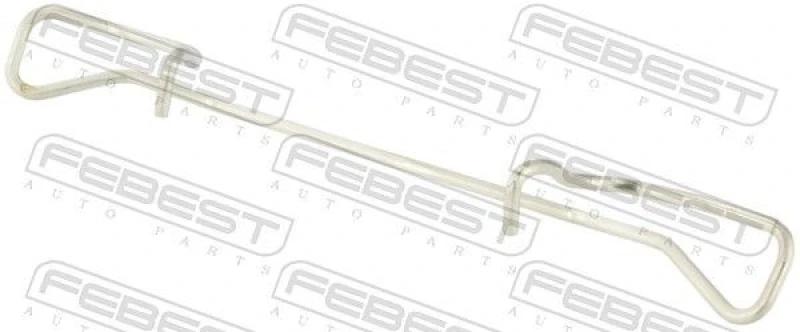 Image of Spring, disc brake pad FEBEST 2303-001