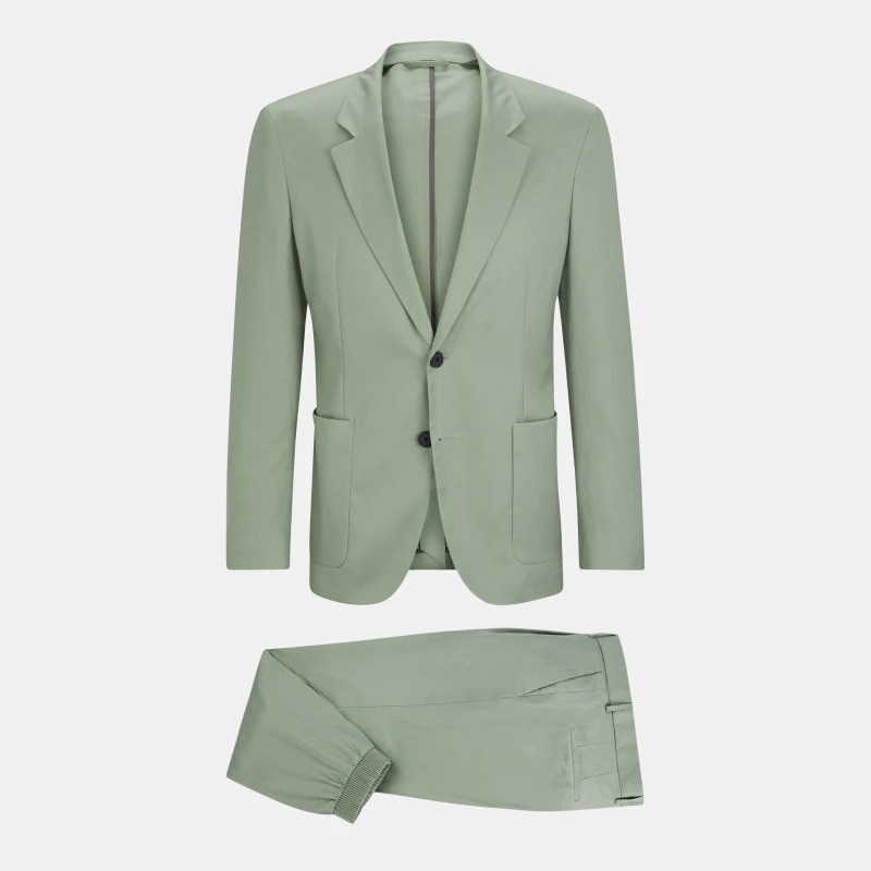 Image of Hugo Mens Haero/Gelos233x Suit Pastel Green male 36 (46)