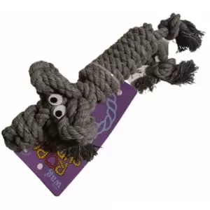 image of Henry Wag Rope Buddy - Small Mottled Grey Dog