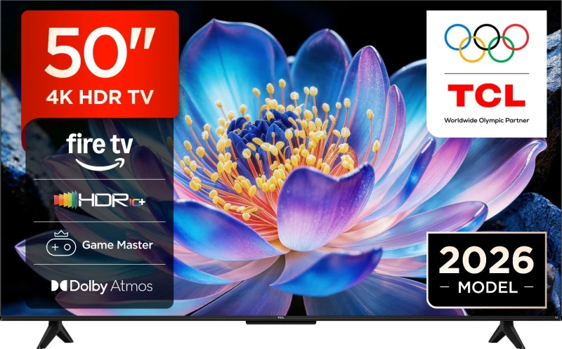 Image of TCL 50" Smart 4K Ultra HD Fire TV [2026] - 50V6D-UK