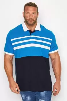 image of Contrast Stripe Polo Shirt