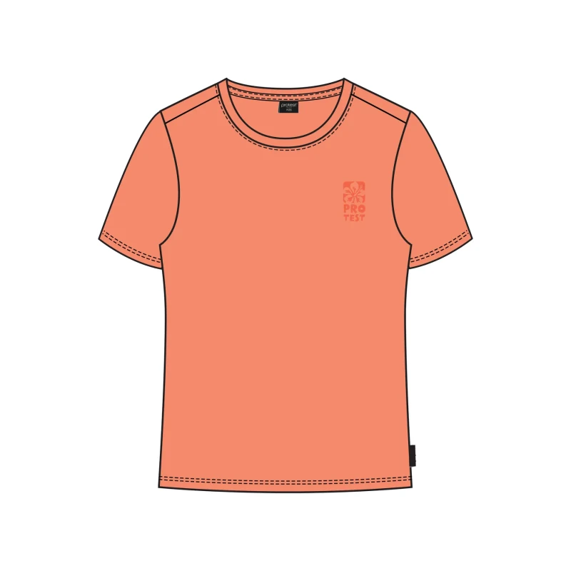 Image of Protest Womens T-Shirt Protest Holdy Orange Female S