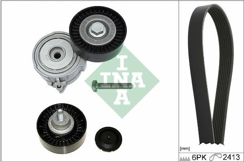 Image of V-Ribbed Belt Set INA 529 0509 10