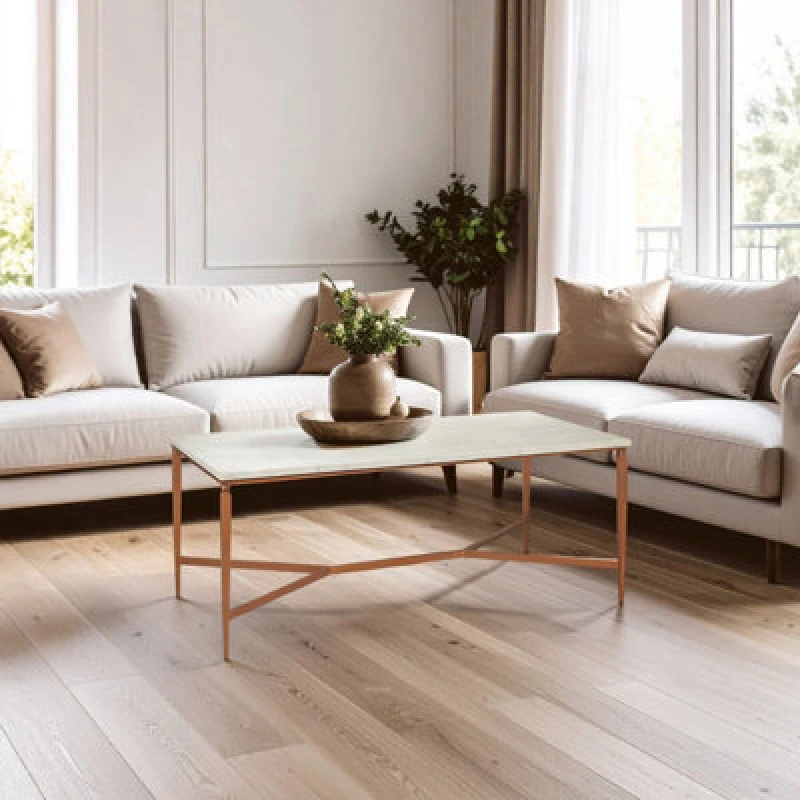 Image of Orsina Nirav White Marble Top Coffee Table