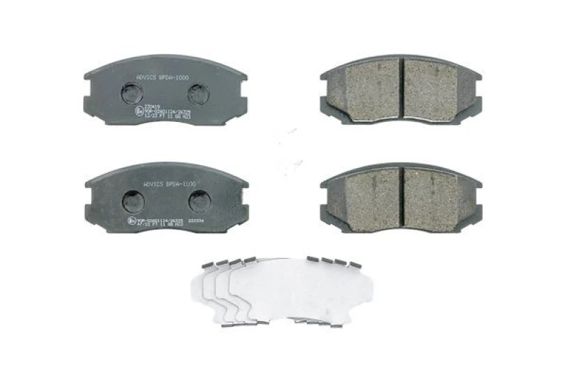 Image of AISIN Brake pad set AISIN BPDA-1000