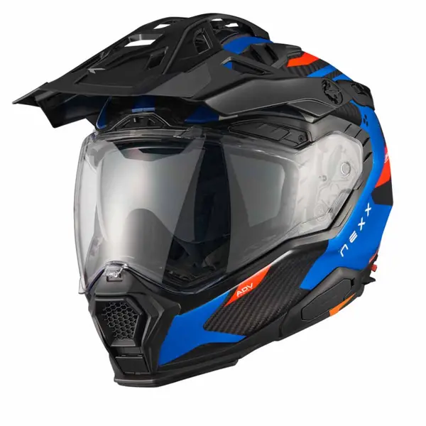 Image of Nexx X.WED3 Keyo Blue Red Matt Adventure Helmet Size L