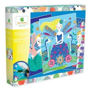 Image of Sycomore Artissimo Childrens Glitter Boards Fairy's