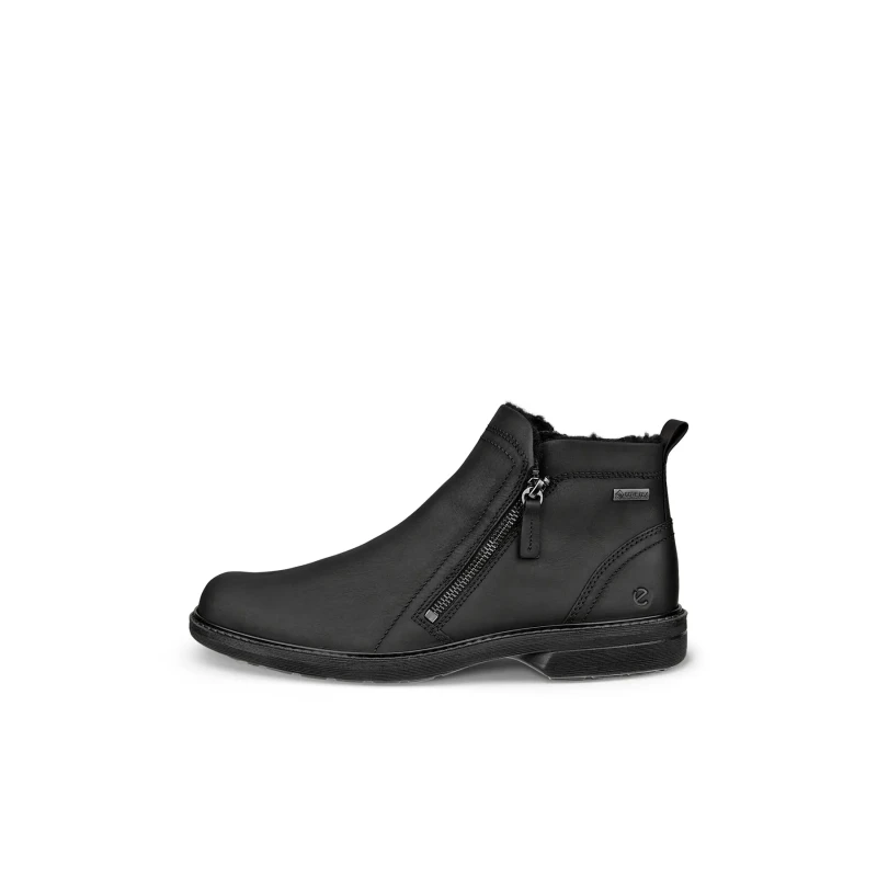 Image of Ecco Turn 510244 Oiled Nubuck Mens Ankle Boots - Black - Size:UK 7.5