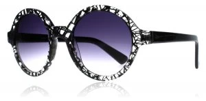 image of Lennox Azulai Sunglasses Black Crystal LV90209 49mm