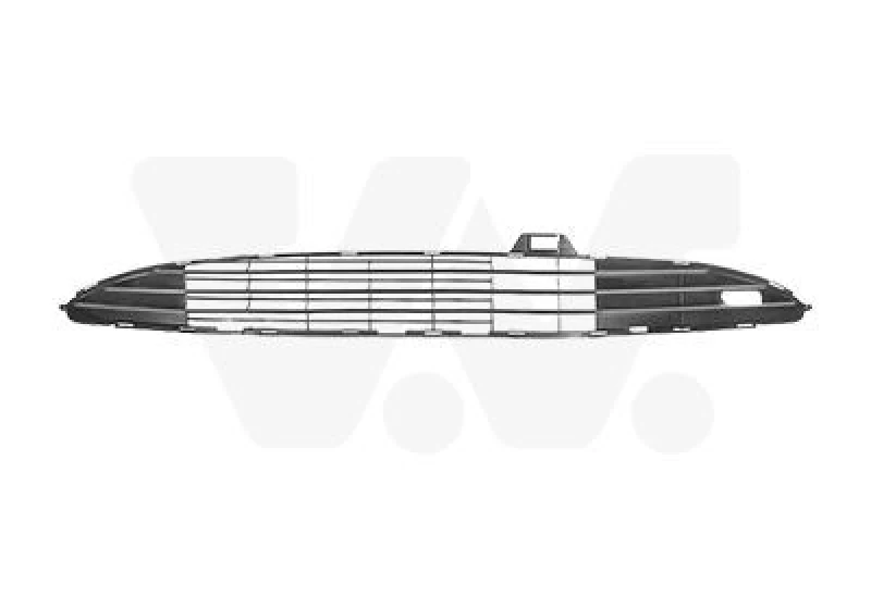 Image of VAN WEZEL Bumper grill VAN WEZEL 4028590