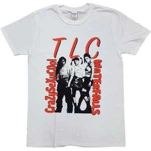 Image of TLC - Waterfalls Unisex Large T-Shirt - White