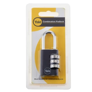 image of Yale Aluminium Combi 28mm Padlock