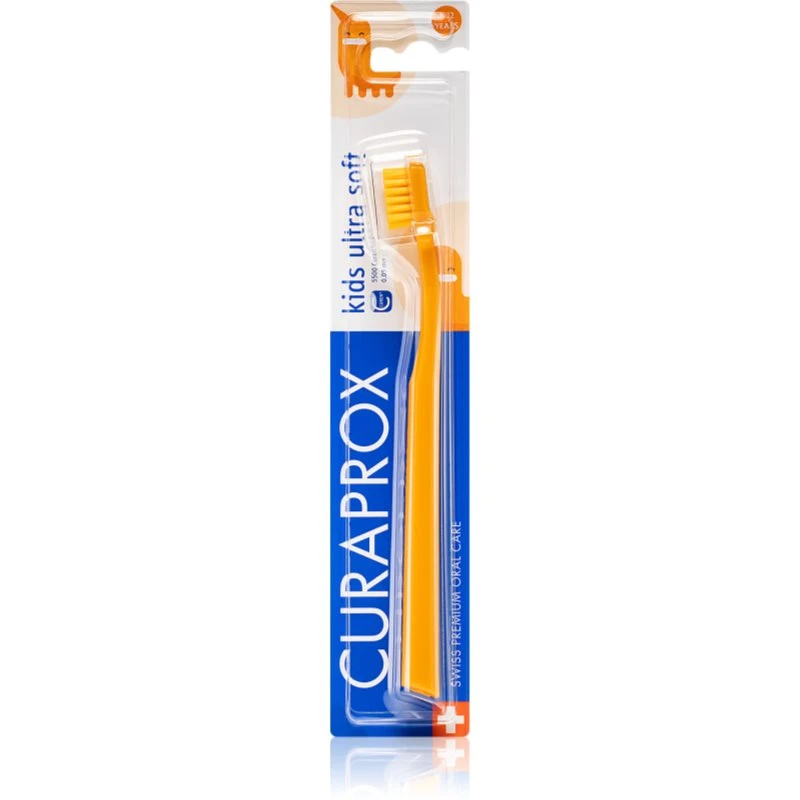 Image of Curaprox 5500 Kids Ultra Soft toothbrush for children ultra soft Orange 1 pc