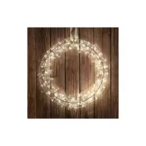 Christmas Time Crystal Gem Wreath Light