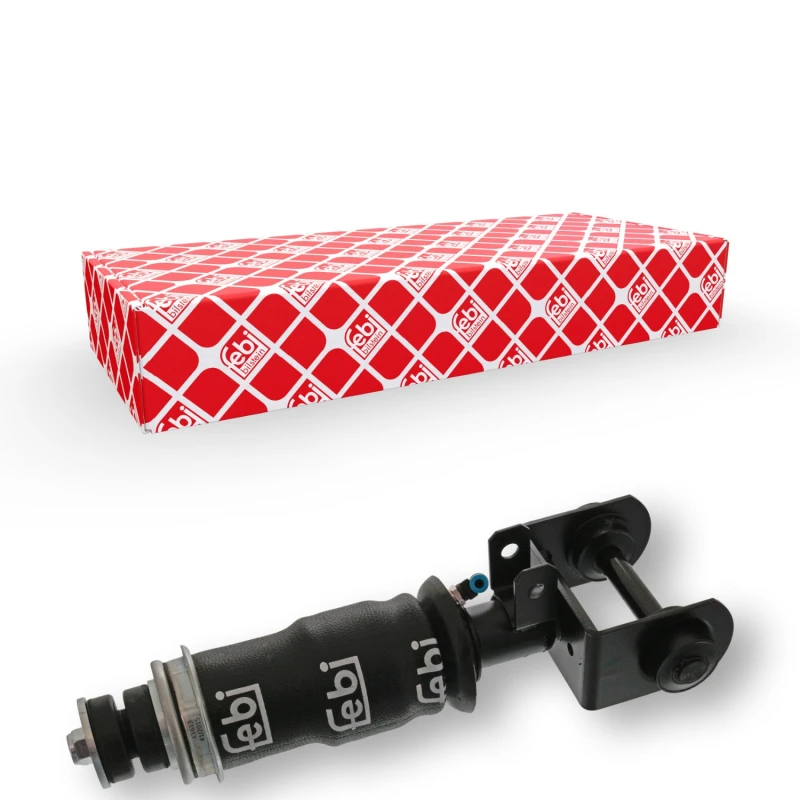 Image of FEBI BILSTEIN 43613 Shock Absorber, cab suspension with fastening/mounting material Shock Absorber,cab suspension (527)
