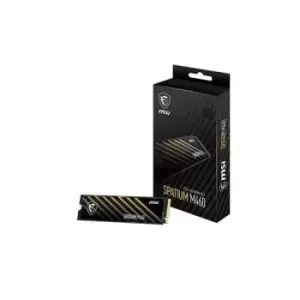 Image of MSI SPATIUM M460 PCIE 4.0 NVME M.2 2TB internal solid state drive 2000GB PCI Express 4.0 3D NAND
