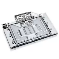 image of Alphacool Eisblock Aurora Acryl GPX-N RTX 4090 Reference with Backplate Water Block