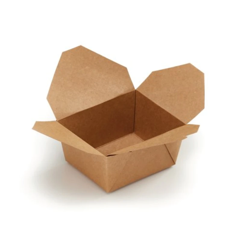 Image of Go-Pak Deli Box 1 Fold Top Small Kraft (450 Pack) D40701