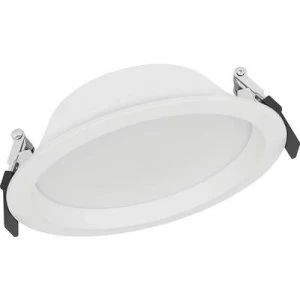 image of LEDVANCE 4058075091436 DOWNLIGHT ALU LED bathroom recessed light 14 W Warm White