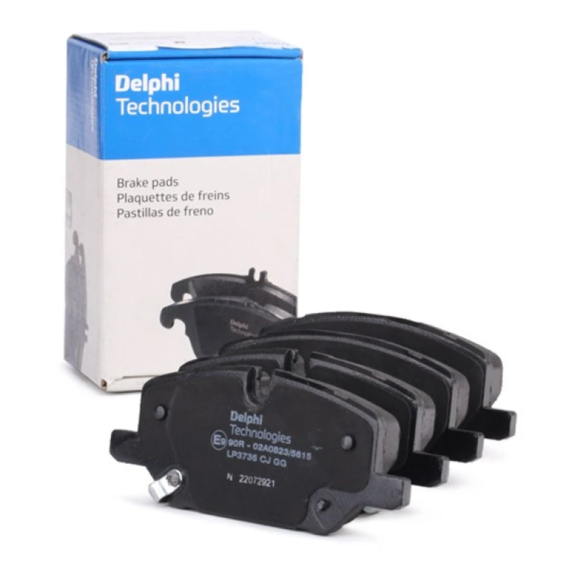 Image of DELPHI Brake pad set DELPHI LP3736