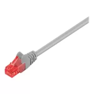 Image of Goobay RJ45 CAT 6 U/UTP CU - 10m - Grey