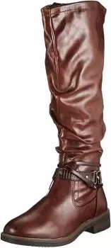 Tamaris Knee High Boots brown Da.-Stiefel 3.5