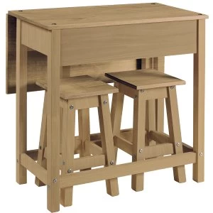 Image of Halea Pine Breakfast Table Set