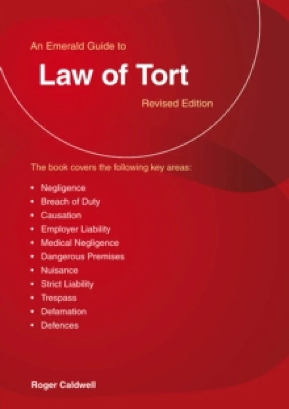 Image of An Emerald Guide To The Law Of Tort Paperback / softback
