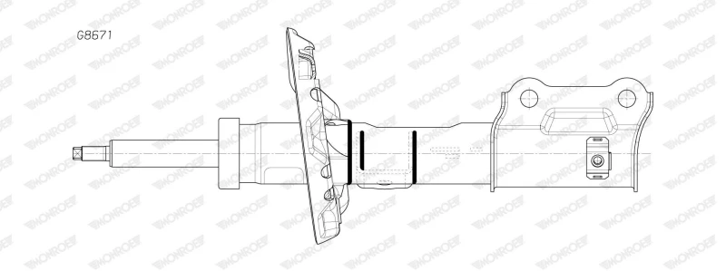Image of MONROE Shock absorber MONROE G8671