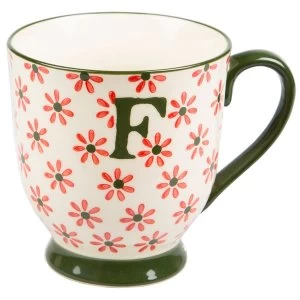 Image of Sass & Belle Bohemian Mug Letter F
