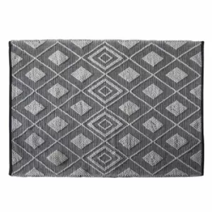 Image of Crossland Grove Zona Rug Black Natural 1600x2300mm