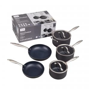 Image of Hard Anodised 5 Piece Pan Set
