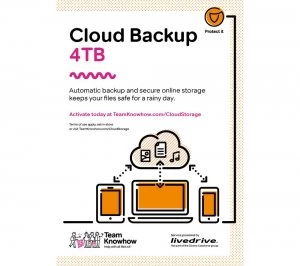 Image of Knowhow Cloud Storage Computer Backup and Share Service 4TB