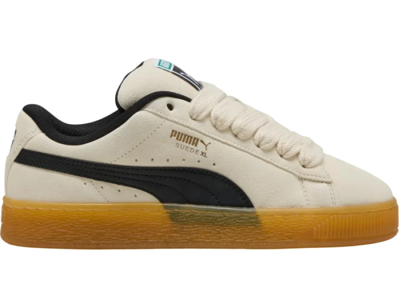 Image of Puma Suede Xl Dark Risk Sneaker White C02 45