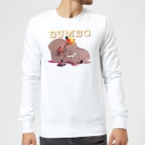 Image of Dumbo Timothy's Trombone Sweatshirt - White - S