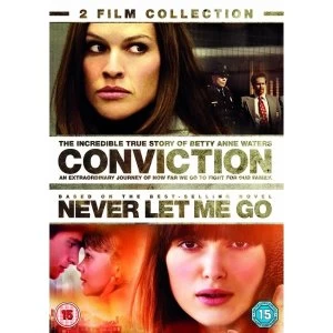 Image of Conviction/Never Let Me Go Double Pack DVD