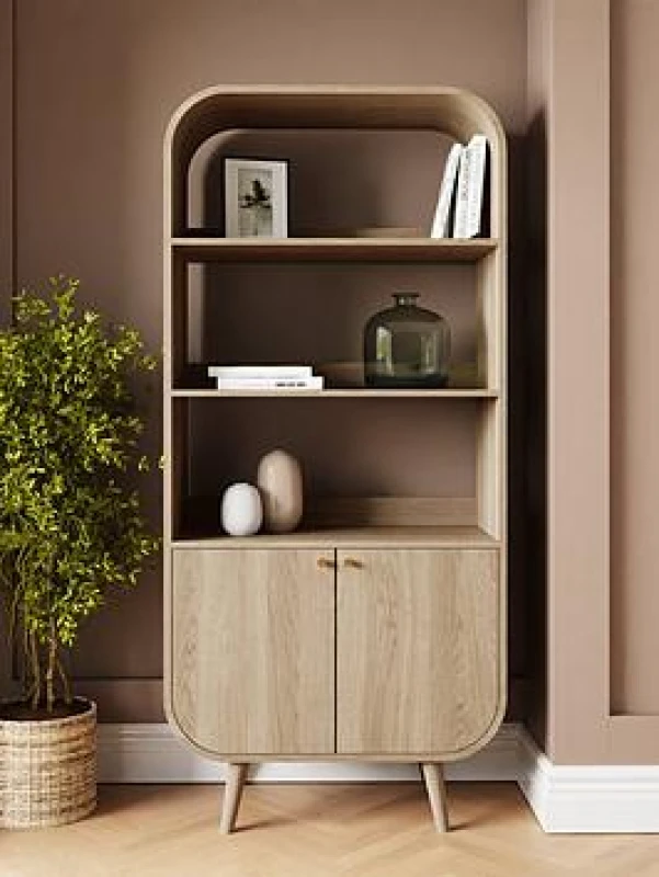 Image of Gfw Vionna Display Unit Oak WWP47 Unisex