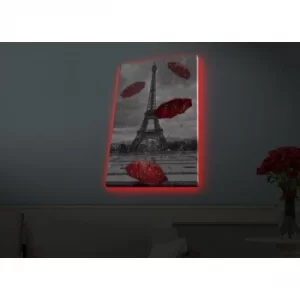 Image of 4570HDACT-073 Multicolor Decorative LED Lighted Canvas Painting