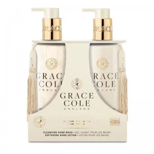 image of Grace Cole Nectarine Blossom + Grapefruit Hand Care Duo