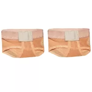 image of Silky Childrens Girls Dance Foot Thongs (1 Pair) (13.5 Child UK-2 UK) (Natural)