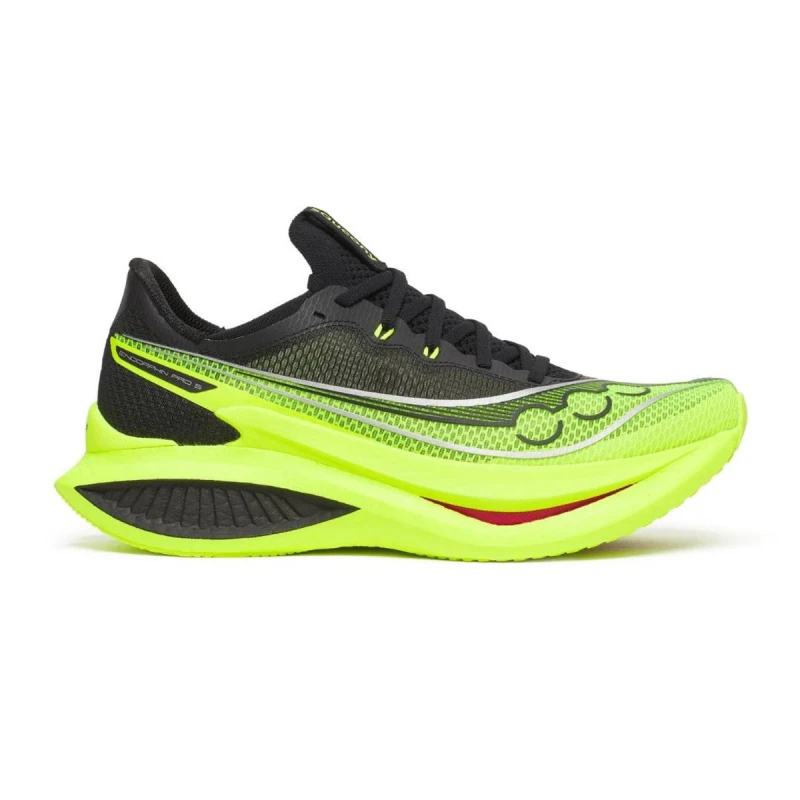 Image of Saucony Endorphin Pro 5 Shoes Yellow Black SS26, Size 40,5 - EUR